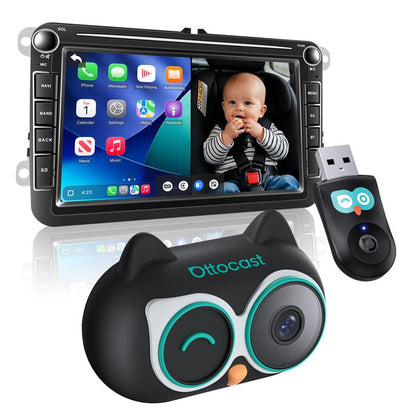 Baby Car Camera & Wireless CarPlay Monitor