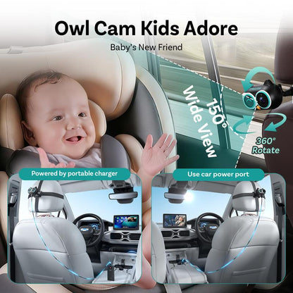 Baby Car Camera & Wireless CarPlay Monitor