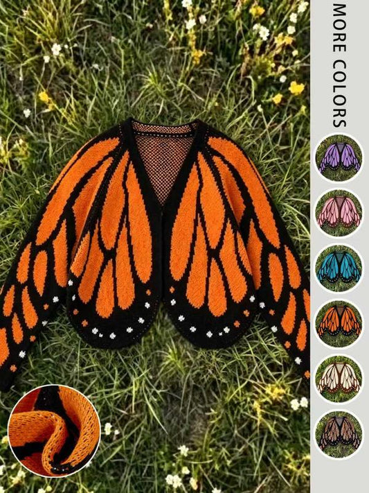 Butterfly Wings Knit Cardigan