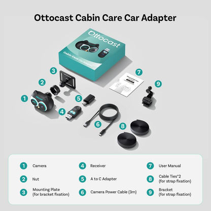 Baby Car Camera & Wireless CarPlay Monitor